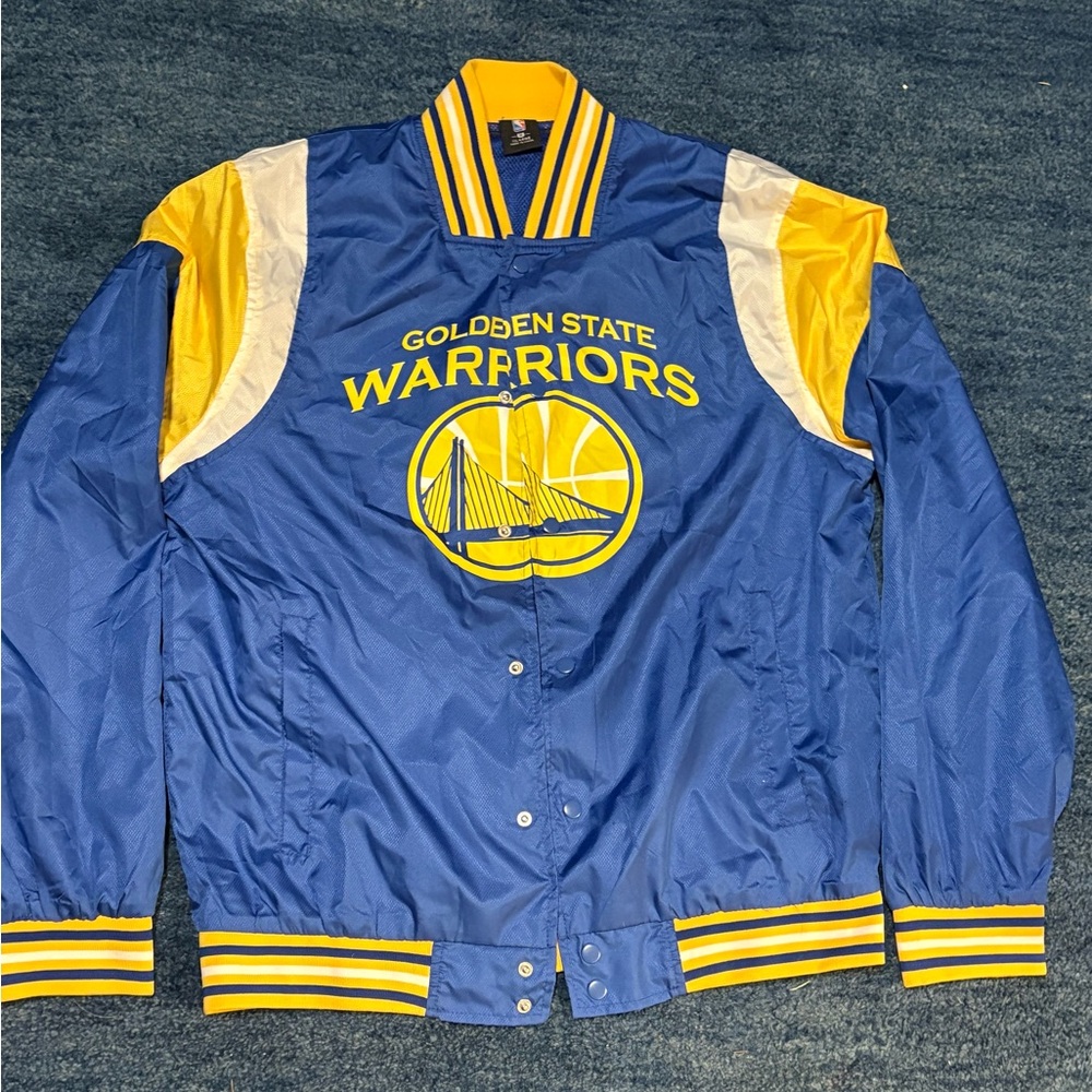 Golden State Warriors Blue and Yellow Jacket